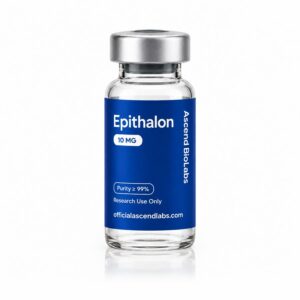 Epithalon research peptide vial by Ascend Bio Labs – officialascendlabs.com