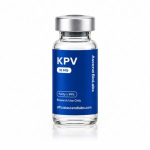 KPV research peptide vial by Ascend Bio Labs – officialascendlabs.com
