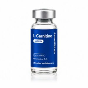 L-Carnitine research peptide vial by Ascend Bio Labs – officialascendlabs.com