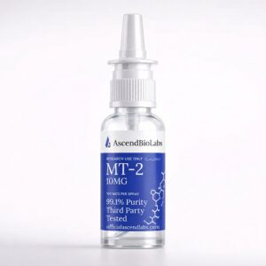 MT-2 + Spray Kit research peptide vial by Ascend Bio Labs – officialascendlabs.com